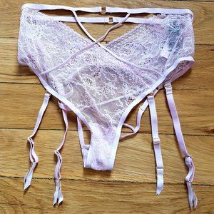 Victoria's Secret High Waist Garter Cheeky Panty M